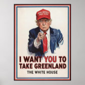 Trump Greenland Poster (Vorne)