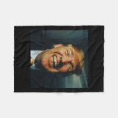 Trump Grillz Fleecedecke (Vorderseite (Horizontal))