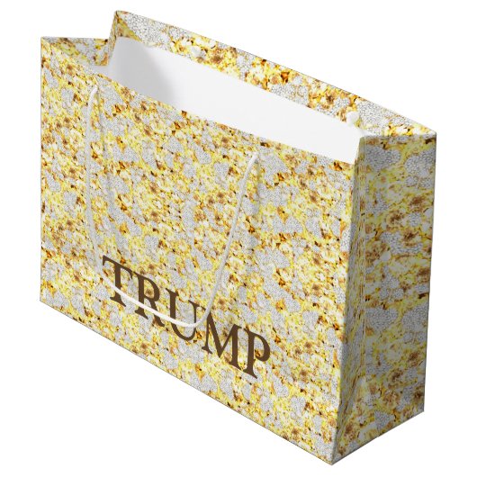 TRUMP GROßE GESCHENKTÜTE (Vorderseite Schrägansicht)