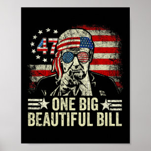 Trump große Rechnung eine große schöne Rechnung lu Poster
