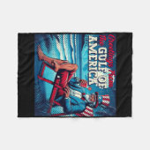 Trump grüßt vom Golf Beach of America Fleecedecke (Vorderseite (Horizontal))