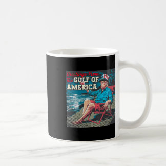 Trump grüßt vom Golf Beach of America Kaffeetasse