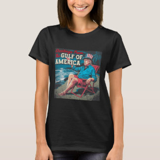 Trump grüßt vom Golf Beach of America T-Shirt