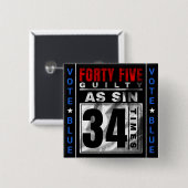 Trump Guilty Button (Vorne & Hinten)