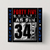 Trump Guilty Button (Vorderseite)