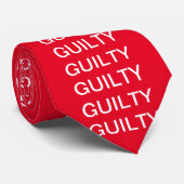 Trump Guilty Verdict Krawatte (Gerollt)