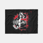 Trump Gym Fleecedecke (Vorderseite (Horizontal))