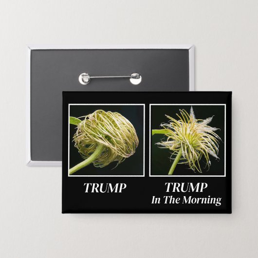 Trump Hair Button (Vorderseite/Rückseite)