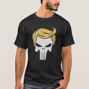 Trump Hair Skull Shirt Funny Trump Geschenk T Shir