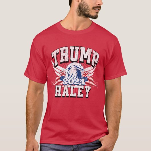 Trump Haley 2024 T - Shirt (Vorderseite)