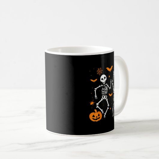 Trump Hallloween Skeleton Funny Kaffeetasse (VorderseiteRechts)