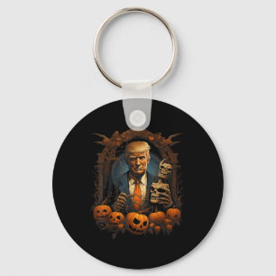 Trump Halloween-Kostenume Schrecklicher Präsident Schlüsselanhänger
