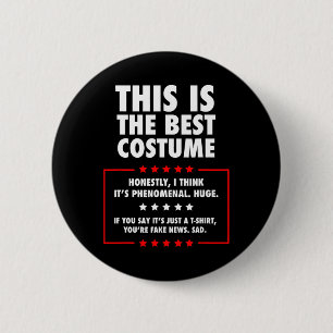 Trump Halloween-Kostüm Button