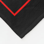 Trump Halloween-Kostüm Fleecedecke (Ecke)