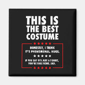 Trump Halloween-Kostüm Magnet (Vorne)