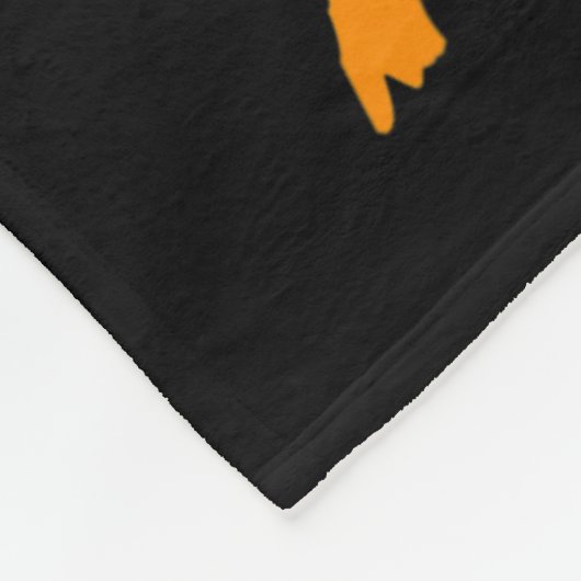 Trump Halloween macht Halloween wieder Beängstigen Fleecedecke (Ecke)