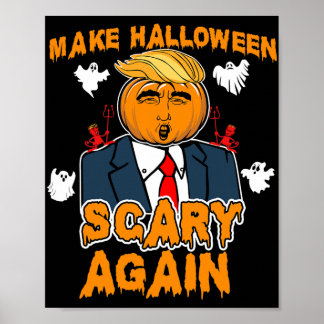 Trump Halloween MACHT HALLOWEEN WIEDER BEÄNGSTIGEN Poster