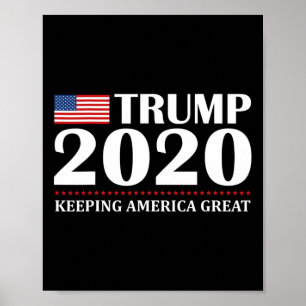 Trump Hält Amerika Großartig- Lustiger Trump Poster