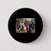 Trump hält Cat-Abstimmung über Trump-Haustiere für Button (Vorderseite)
