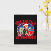 Trump hält die Hallen mit Siegerbannern fest Karte (Gelbe Blume)