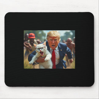 Trump hält Katze, wählt Trump Haustiere für Trump  Mousepad