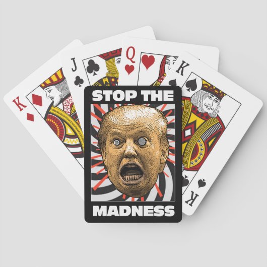 Trump - HALTE DIE MADNESS! Spielkarten (Rückseite)