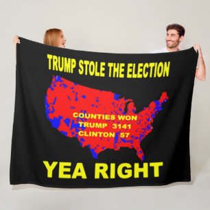 TRUMP HALTE DIE WAHL FLEECEDECKE