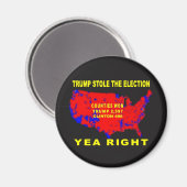 TRUMP HALTE DIE WAHL MAGNET (Vorderseite/Rückseite)
