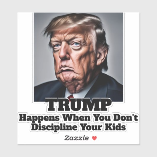 Trump Happens Aufkleber (Blatt)