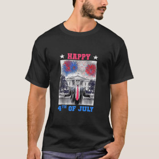 TRUMP HAPPY 4. JULY Daddy Feuerwerk Mitarbeiter Py T-Shirt
