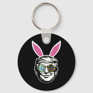 Trump Happy Oaster Bunny Egg Hunt Spring Funny Hop Schlüsselanhänger