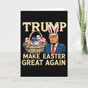 Trump Hase macht Ostern wieder großartig, lustiges Karte