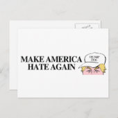 Trump Hat - Amerika wieder hassen lassen -.pnng Postkarte (Vorne/Hinten)