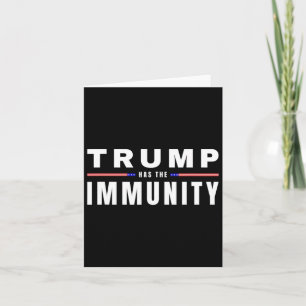 Trump hat das Maga-T-Shirt des Jahres der Immunitä Karte