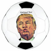 Trump hat die Lippen gelüftet Fußball (Vorderseite)