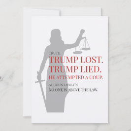 Trump hat die Lüge über dem Gesetz verloren Einladung