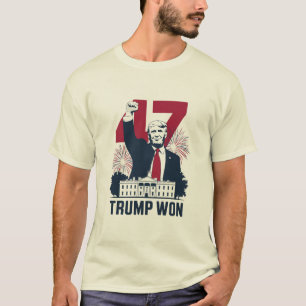 Trump hat erneut die Präsidentschaftswahl 2024 gew T-Shirt