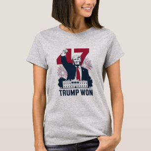 Trump hat erneut die Wahl 2024 zum Präsidenten gew T-Shirt