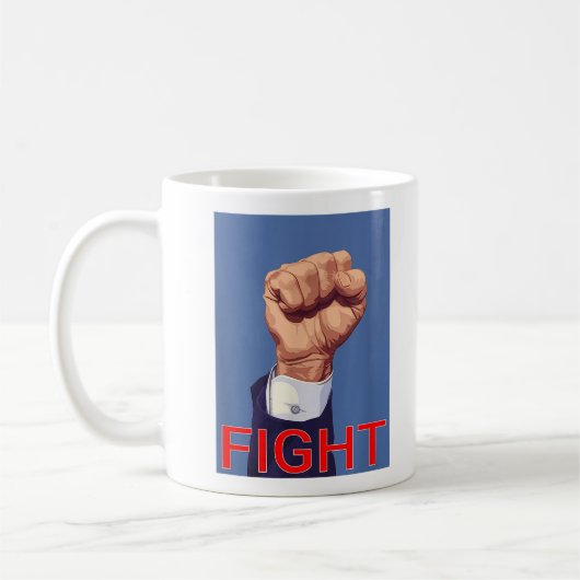 Trump hat Faust. Kampf Kaffeetasse (Links)