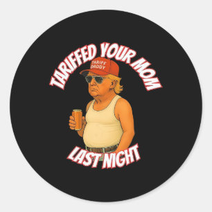 Trump hat gestern Abend mit dem Zögern Daddy 2 auf Runder Aufkleber