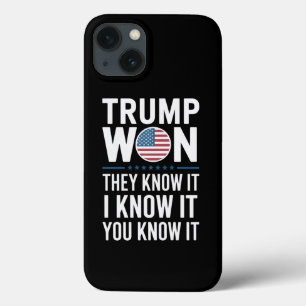 Trump hat gewonnen, sie wissen es 2024 47. Präside Case-Mate iPhone Hülle