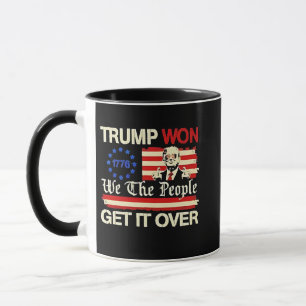 Trump hat gewonnen, wir die Menschen bekommen es ü Tasse