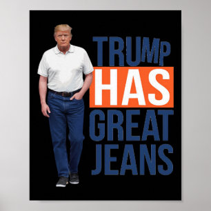 Trump hat großartige Jeans 2  Poster