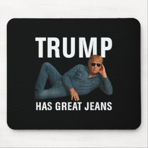 Trump hat große Jeans funny Graphic T-Shirt Retro Mousepad