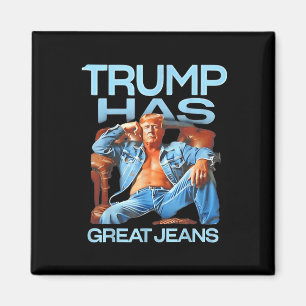 Trump hat große Jeans lustige Geschenke politische Magnet