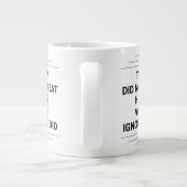 Trump hat Harris nicht besiegt Jumbo-Tasse (Rückseite)