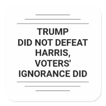 Trump hat Harris nicht besiegt