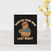 Trump hat in letzter Nacht Ihre Mama mit den Zölle Karte (Gelbe Blume)