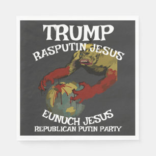 Trump hat in meiner Sockenschublade exzessiv mastu Serviette