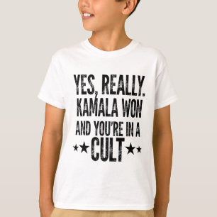 Trump hat Kamala verloren Won Sie sind in einem Cu T-Shirt